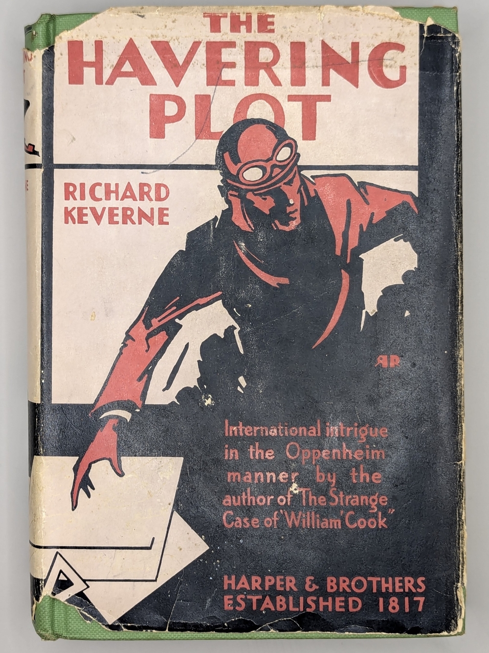 1929 The Havering Plot Richard Keverne FIRST EDITION Harper Sealed Mystery HCDJ